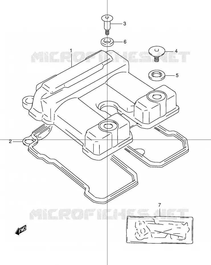 COUVERCLE DE CULASSE Suzuki MOTO 250 DR 2000  DR250RY(E24)