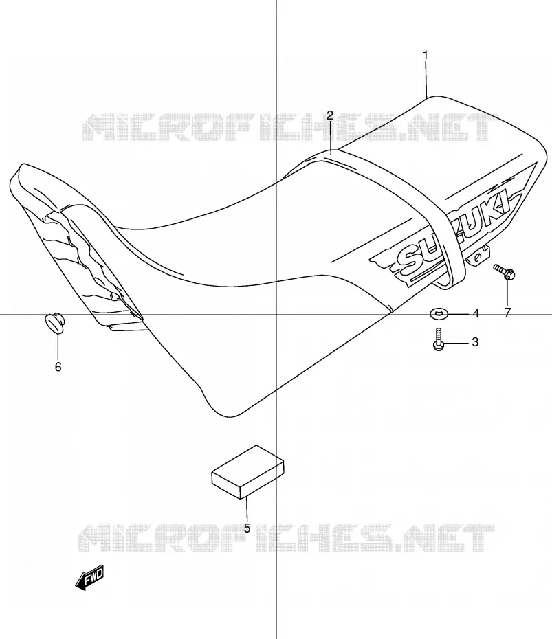 SELLE Suzuki MOTO 250 DR 2000  DR250RY(E24)
