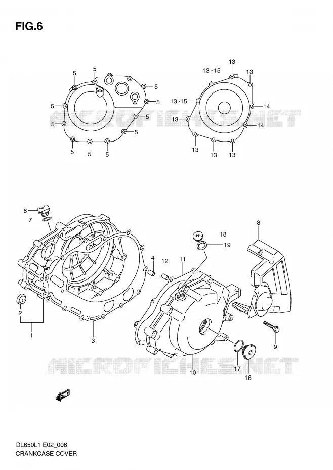 CARTER Suzuki MOTO 650 V-STROM 2011  DL650AUEL1(E2)