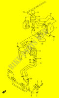 SYSTÈME DE RECYCLAGE GAZ D'ECHAPPEMENT (GSF1200SAV/SAW/SAX/SAY E18) pour Suzuki BANDIT 1200 1996
