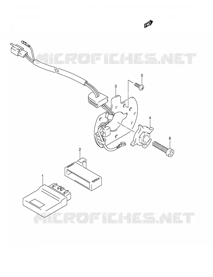 ALTERNATEUR (MODELE K4) Suzuki MOTO 600 BANDIT 2001  GSF600K1(E2)