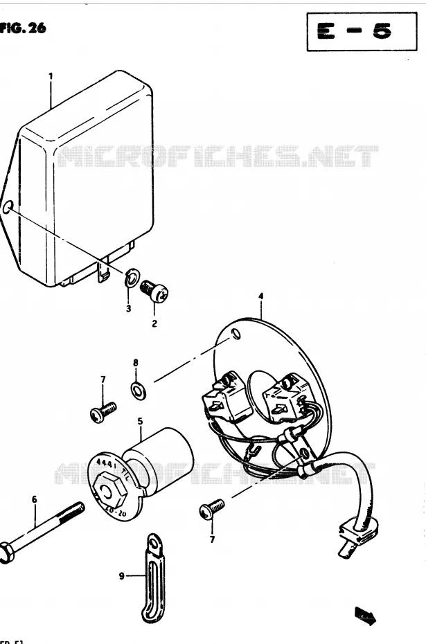 ALTERNATEUR Suzuki MOTO 250 GSX 1982  GSX250ESZ(Z/D)