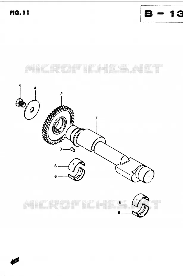 BALANCIER D'EQUILIBRAGE Suzuki MOTO 250 GSX 1983  GSX250ED(Z/D)