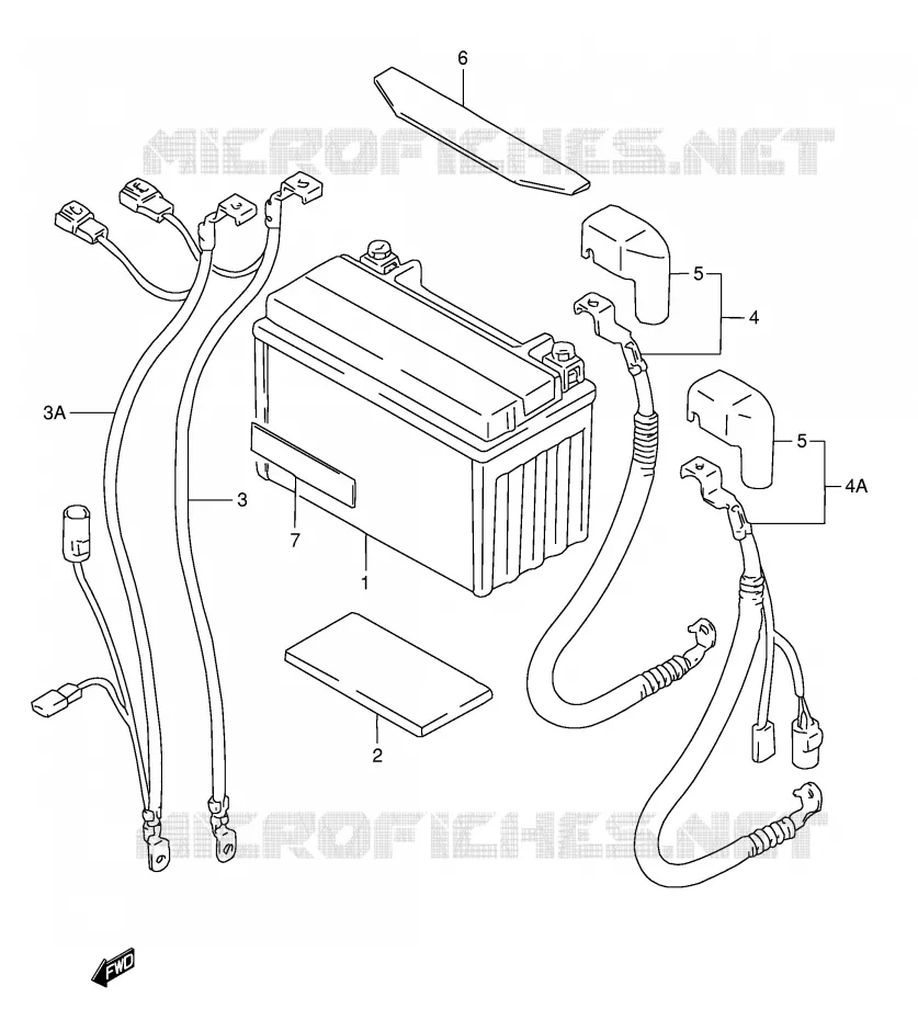 BATTERIE Suzuki MOTO 1200 BANDIT 2000  GSF1200SY(E28)