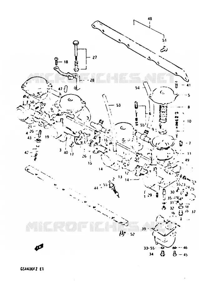 CARBURATEUR Suzuki MOTO 400 GSX 1980  GSX400FT