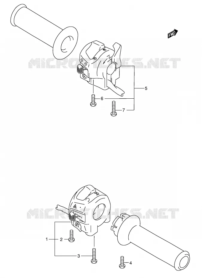 COMMODOS (GSF1200K3/K4/ZK4/K5/ZK5) Suzuki MOTO 1200 BANDIT 2004  GSF1200K4(E2)
