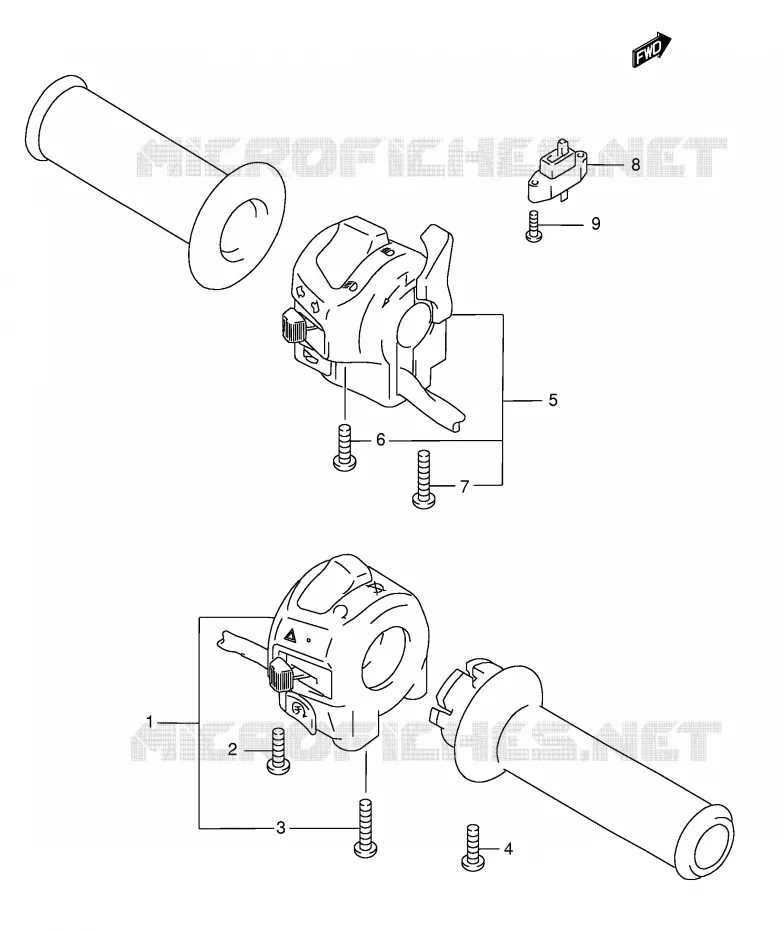 COMMODOS (GSF600K3/K4/UK3/UK4/ZK4) Suzuki MOTO 600 BANDIT 2004  GSF600ZUK4(E2)