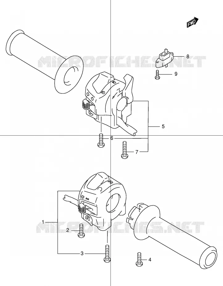 COMMODOS (GSF600SY/SUY/SK1/SK2/SUK1/SUK2) Suzuki MOTO 600 BANDIT 2004  GSF600SUK4(E2)