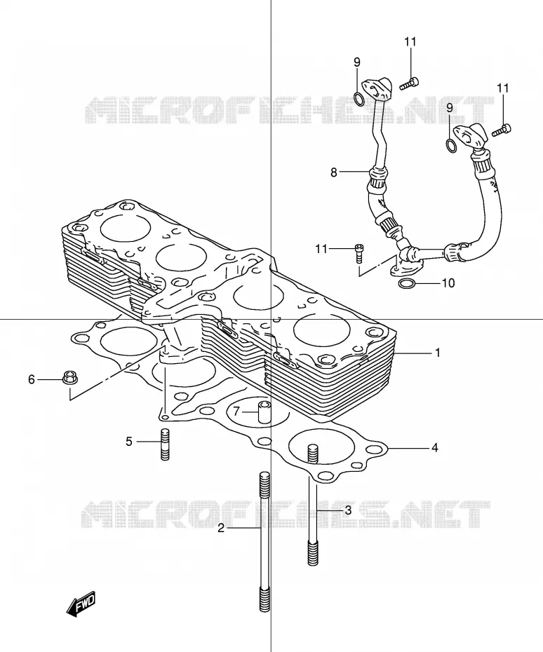 CYLINDRE Suzuki MOTO 600 BANDIT 2004  GSF600SK4(E2)