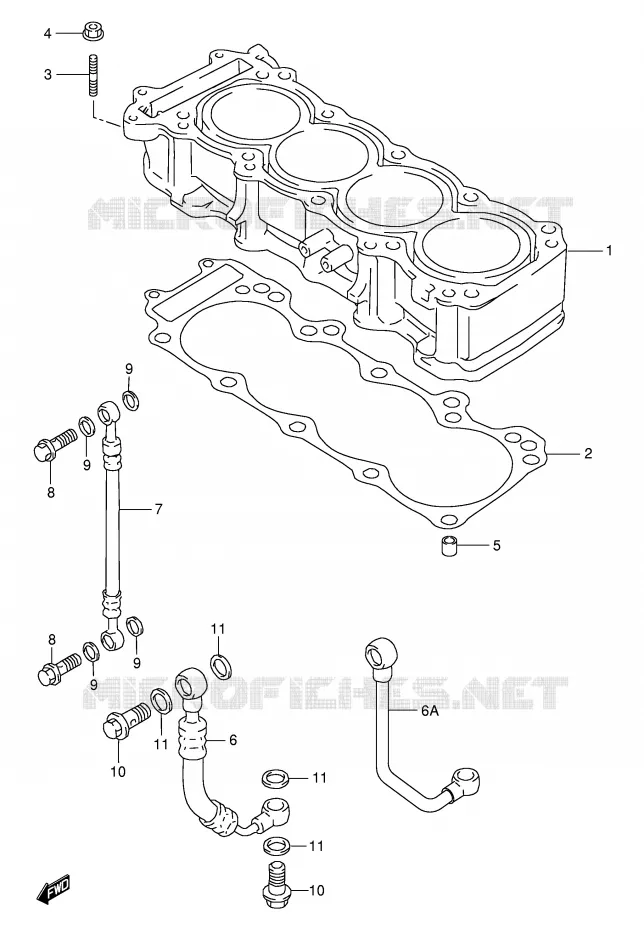 CYLINDRE Suzuki MOTO 750 GSX-R 1997  GSX-R750V(E2)