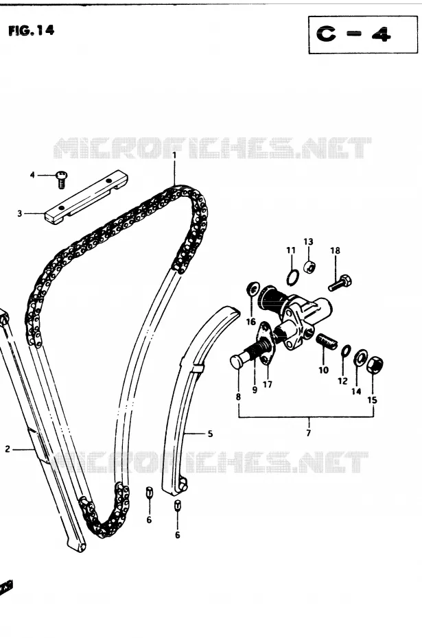 DISTRIBUTION (MODELE Z) Suzuki MOTO 250 GSX 1982  GSX250SZ(Z/D)