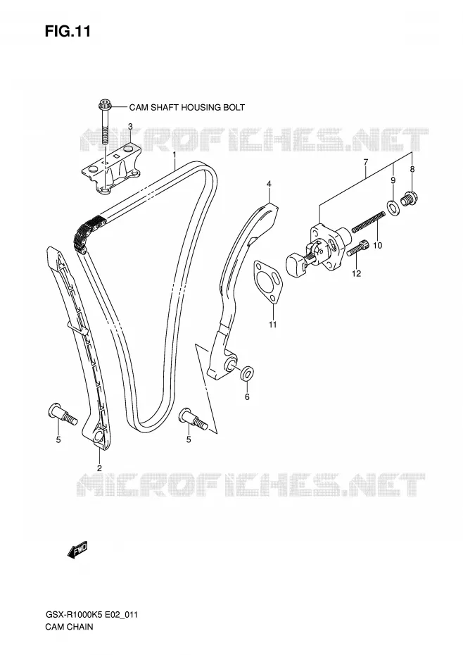 DISTRIBUTION Suzuki MOTO 1000 GSX-R 2006  GSX-R1000U2K6(E2)