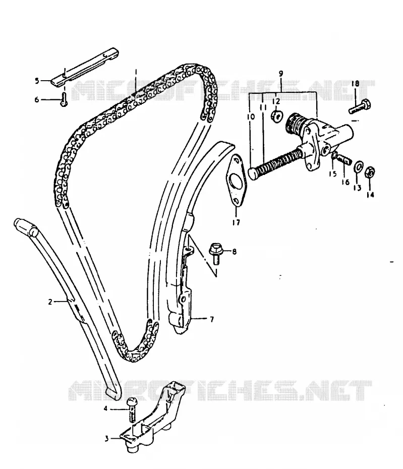 DISTRIBUTION Suzuki MOTO 1100 GSX 1981  GSX1100X(T/X)
