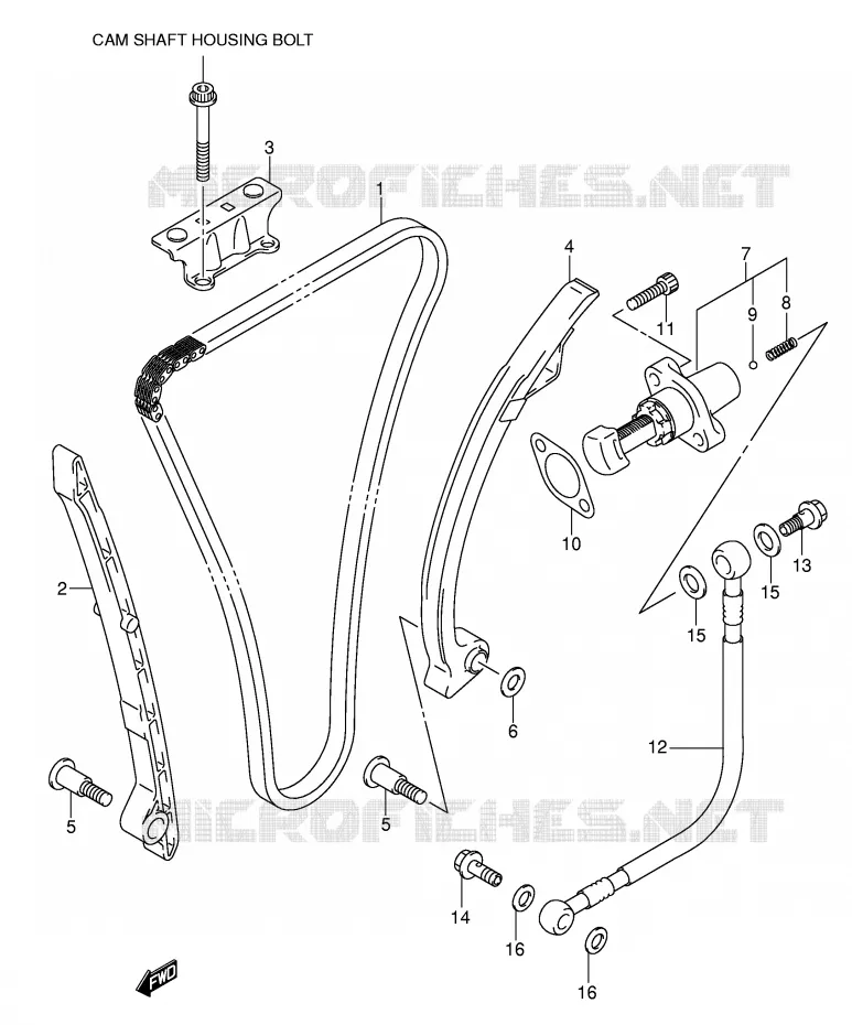 DISTRIBUTION Suzuki MOTO 600 GSX-R 2001  GSX-R600U1K1(E2)