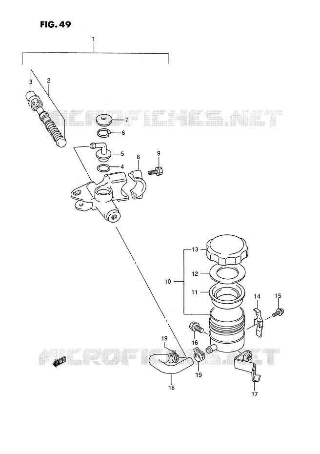 MAITRE CYLINDRE AVANT Suzuki MOTO 750 GSX-R 1994  GSX-R750WR(E2)
