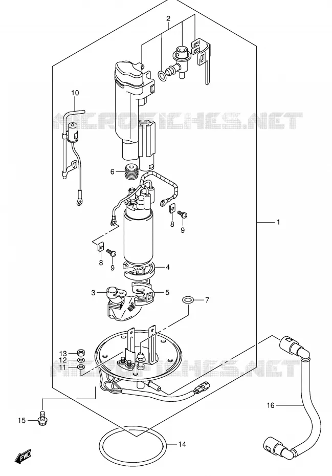 POMPE A ESSENCE Suzuki MOTO 1000 GSX-R 2003  GSX-R1000U2K3(E2)