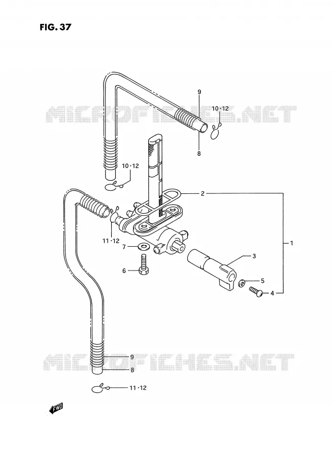 ROBINET D'ESSENCE (MODELE N/P) Suzuki MOTO 750 GSX-R 1992  GSX-R750WN(E2)