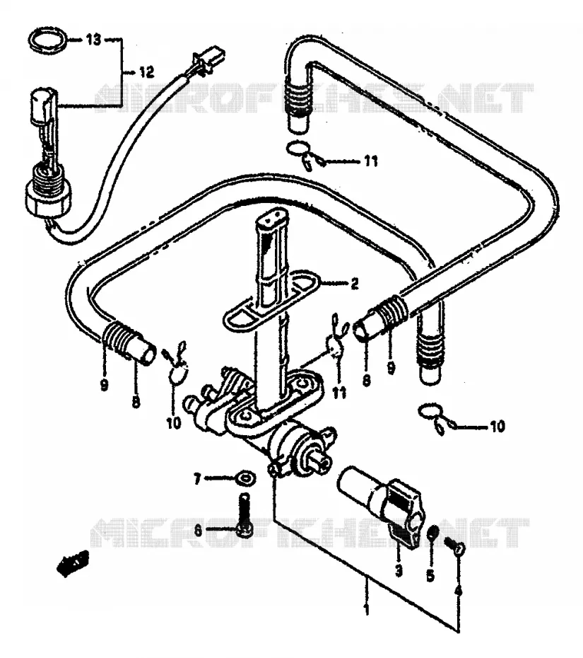 Robine Réservoir Kh250 Kh400 Robinet Essence Pour Kawasaki Z1R, Z2, KH250, KH400, H1, H2 - Pompe Carburant M22 Pompe Carburant Z1r