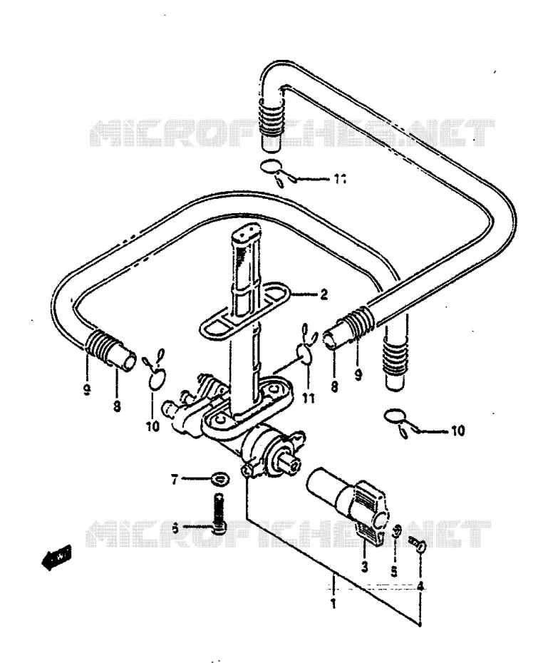 ROBINET D'ESSENCE Suzuki MOTO 750 GSX-R 1991  GSX-R750M