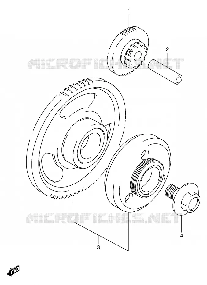ROUE LIBRE DE DEMARREUR Suzuki MOTO 600 BANDIT 1996  GSF600T/GSF600ST/GSF600UT/GSF600SUT