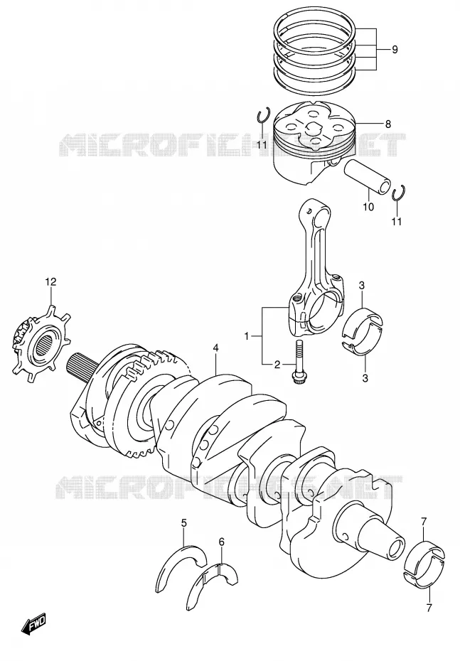 VILEBREQUIN Suzuki MOTO 600 GSX-R 2001  GSX-R600U2K1(E2)