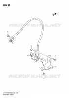 CABLE DE MARCHE ARRIERE (LT Z400L1 E28) pour Suzuki QUADSPORT 400 2011