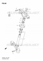 COLONNE DE DIRECTION (SV650SL1 E24) pour Suzuki SV 650 2011
