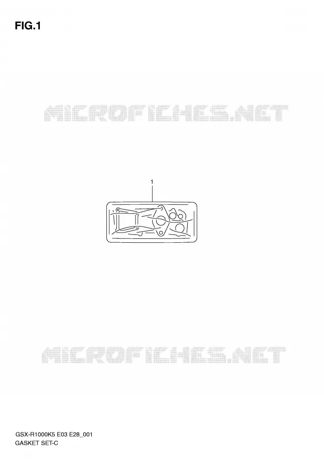 KIT JOINTS Suzuki MOTO 1000 GSX-R 2006  GSX-R1000 K6 (E03)
