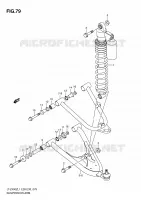 BRAS DE SUPENSION (LT Z400ZL1 E28) pour Suzuki QUADSPORT 400 2011