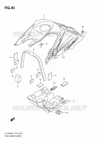 COUVRE RESERVOIR (LT Z400L1 E19) pour Suzuki QUADSPORT 400 2011