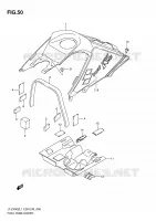 COUVRE RESERVOIR (LT Z400L1 E28) pour Suzuki QUADSPORT 400 2011