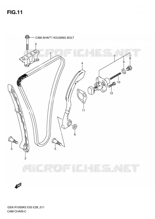 DISTRIBUTION Suzuki MOTO 1000 GSX-R 2006  GSX-R1000 K6 (E03)