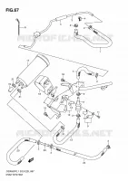 SYSTÈME DE RECYCLAGE VAPEURS CARBURANT (GSX650FAL1 E33) pour Suzuki GSX-F 650 2011