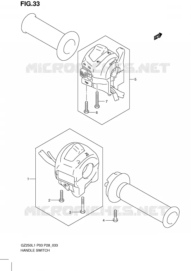 COMMODOS Suzuki MOTO 250 MARAUDER 2011  GZ250L1(P3)