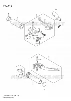 LEVIERS   POIGNEES (VZR1800L1 E33) pour Suzuki INTRUDER 1800 2011