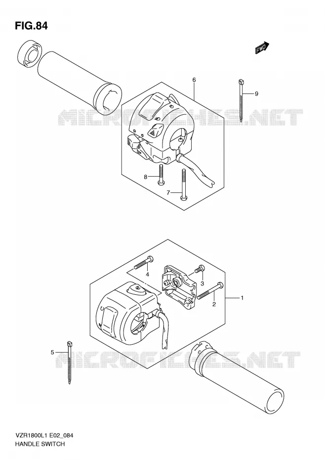 COMMODOS (VZR1800L1 E2) Suzuki MOTO 1800 INTRUDER 2011  VZR1800UFL1(E2)