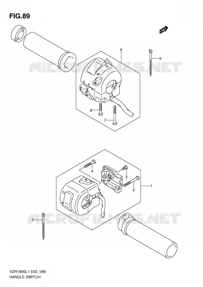 COMMODOS (VZR1800ZL1 E19) Suzuki MOTO 1800 INTRUDER 2011  VZR1800ZL1(E2)