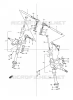 BIELLETTE DE DIRECTION   MOYEU pour Suzuki QUADSPORT 80 1996