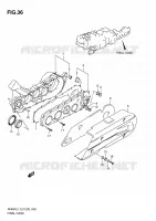CARTER TRANSMISSION (AN650AL1 E28) pour Suzuki BURGMAN 650 2011