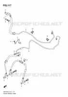 DURITE DE FREIN AVANT (GSR750AUEL2 E21) pour Suzuki GSR 750 2012