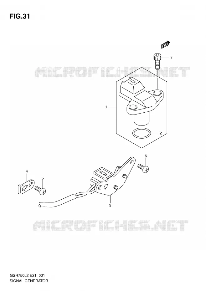 ALTERNATEUR Suzuki MOTO 750 GSR 2012  GSR750L2(E21)
