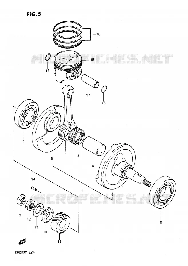 VILEBREQUIN Suzuki MOTO 200 DR 1987  DR200H(E24)