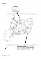 ETIQUETTE (GSR750L2 E21) pour Suzuki GSR 750 2012