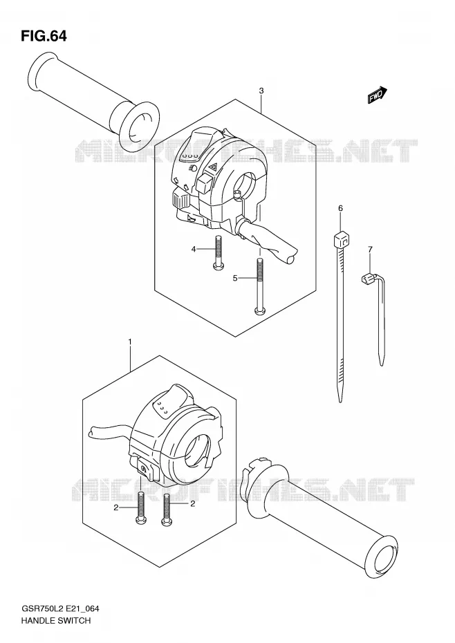 COMMODOS Suzuki MOTO 750 GSR 2012  GSR750AUEL2(E21)