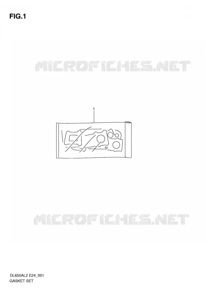 KIT JOINTS Suzuki MOTO 650 V-STROM 2012  DL650AL2(E24)