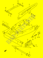 BRAS OSCILLANT ARRIERE (GSF1200ST/SV/SW/SX/SY) pour Suzuki BANDIT 1200 1999