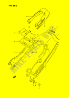 CARENAGE ARRIERE   CAPOT DE SELLE (MODELE N/P/R) pour Suzuki GSX-F 1100 1991