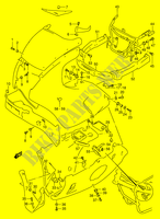 SUPPORTS / FIXATIONS CARENAGES pour Suzuki GSX 250 1993