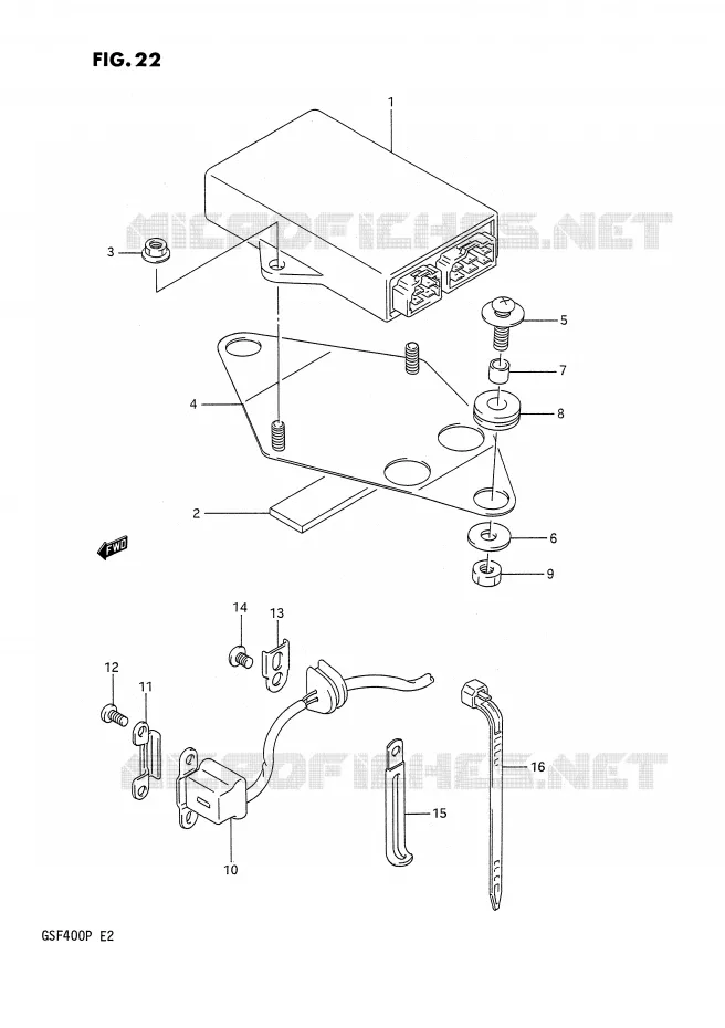 ALTERNATEUR Suzuki MOTO 400 BANDIT 1993  GSF400P(E2)
