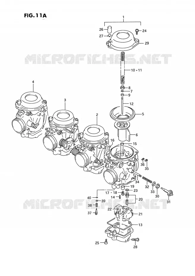 CARBURATEUR (MODELE R/S) Suzuki MOTO 750 GSX-R 1994  GSX-R750WR(E2)